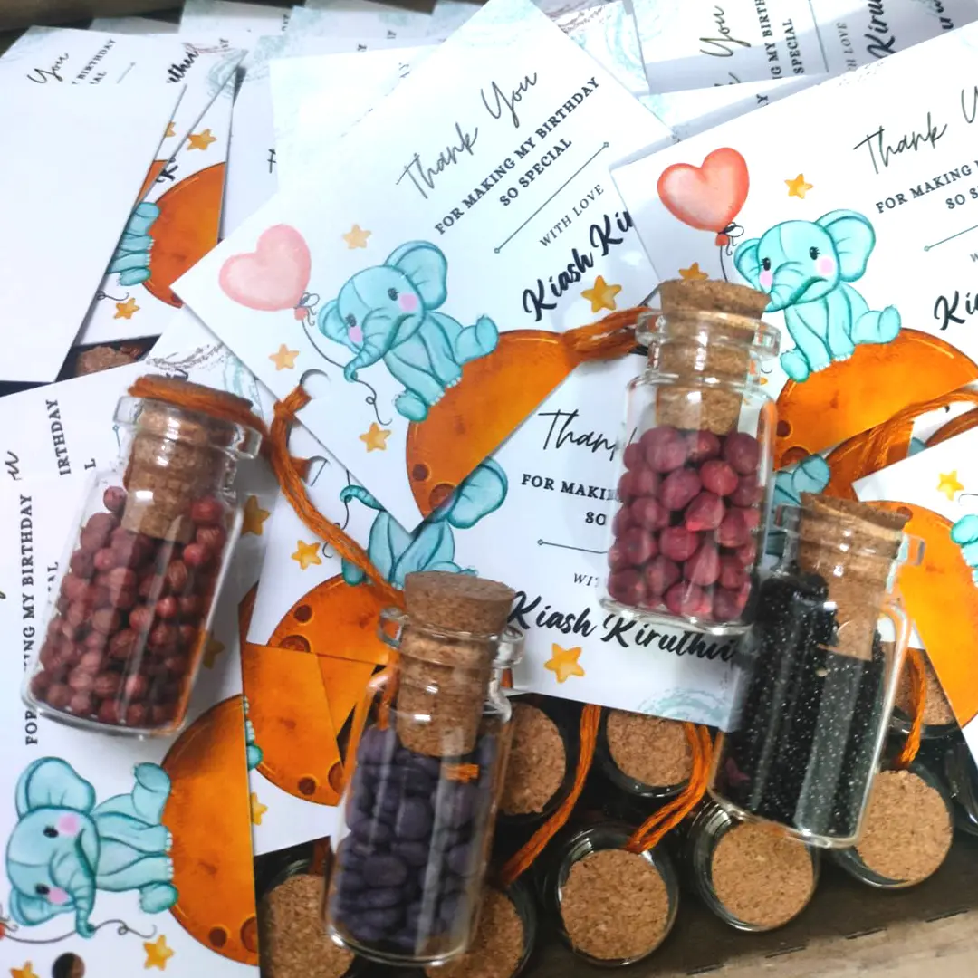 Seed Bottle with Wishnote